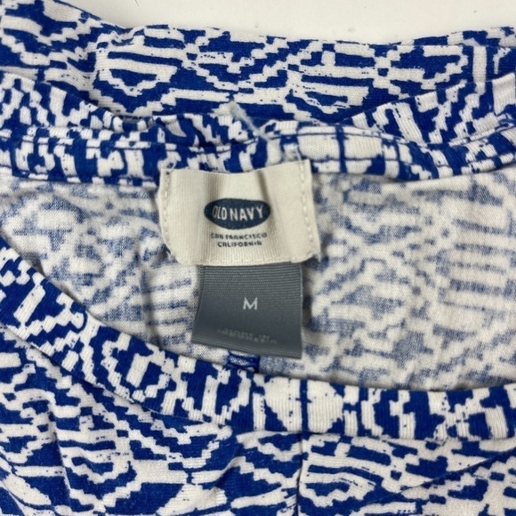 Old Navy Womens Blouse, Blue Aztec Medium - Picture 8 of 8